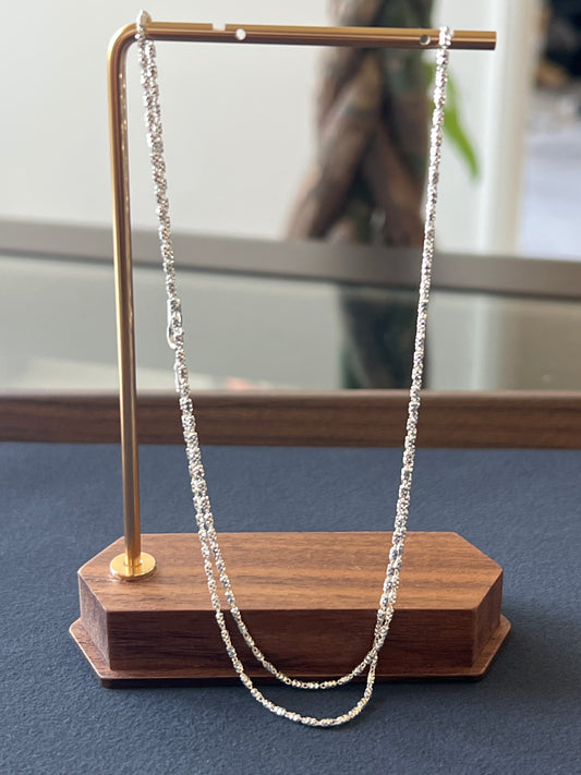 シルバー925 ネックレスチェーン 45cm 50cm 1.4mm