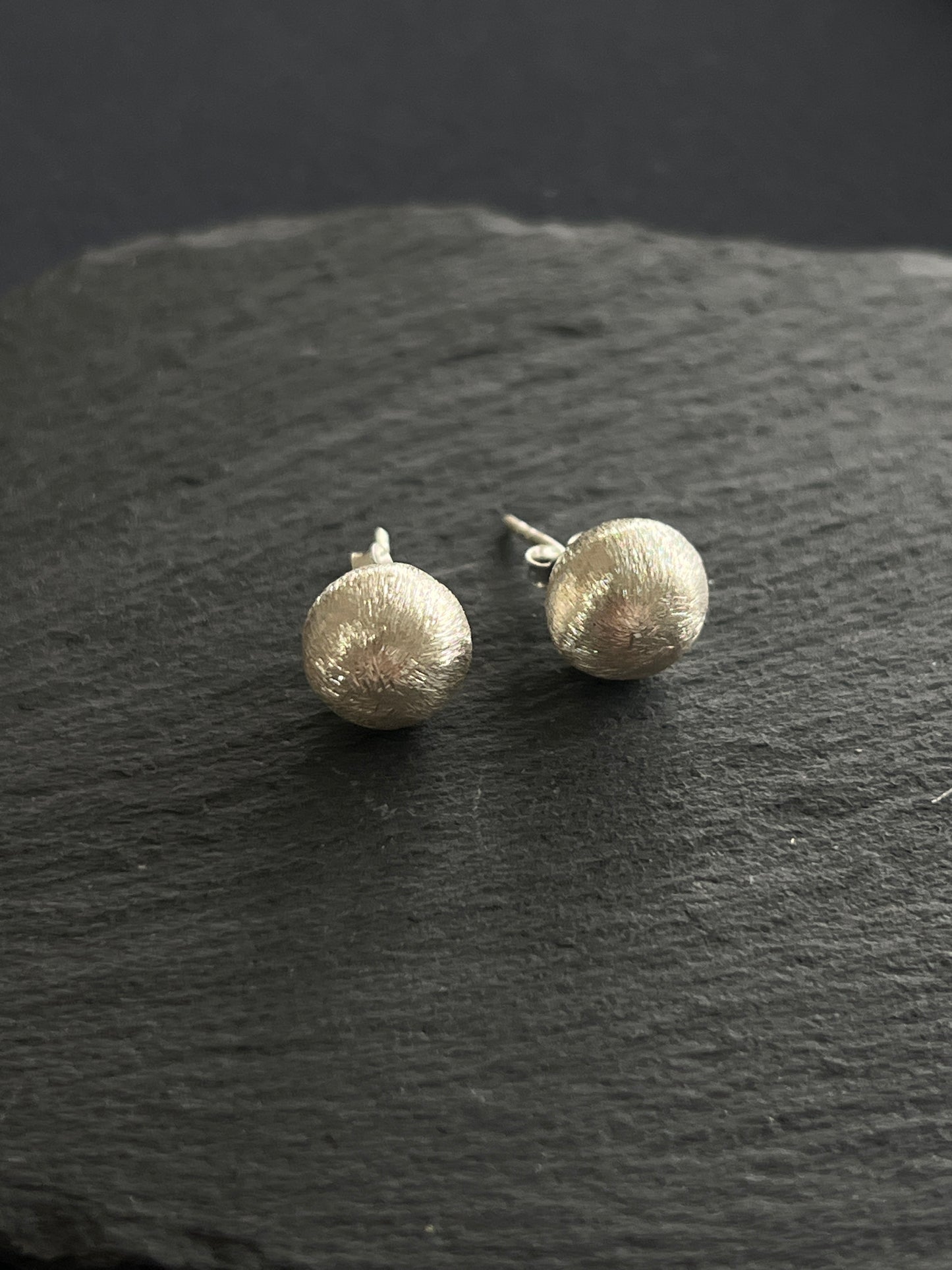 1ペア カレンシルバー スタッドピアス 10mm