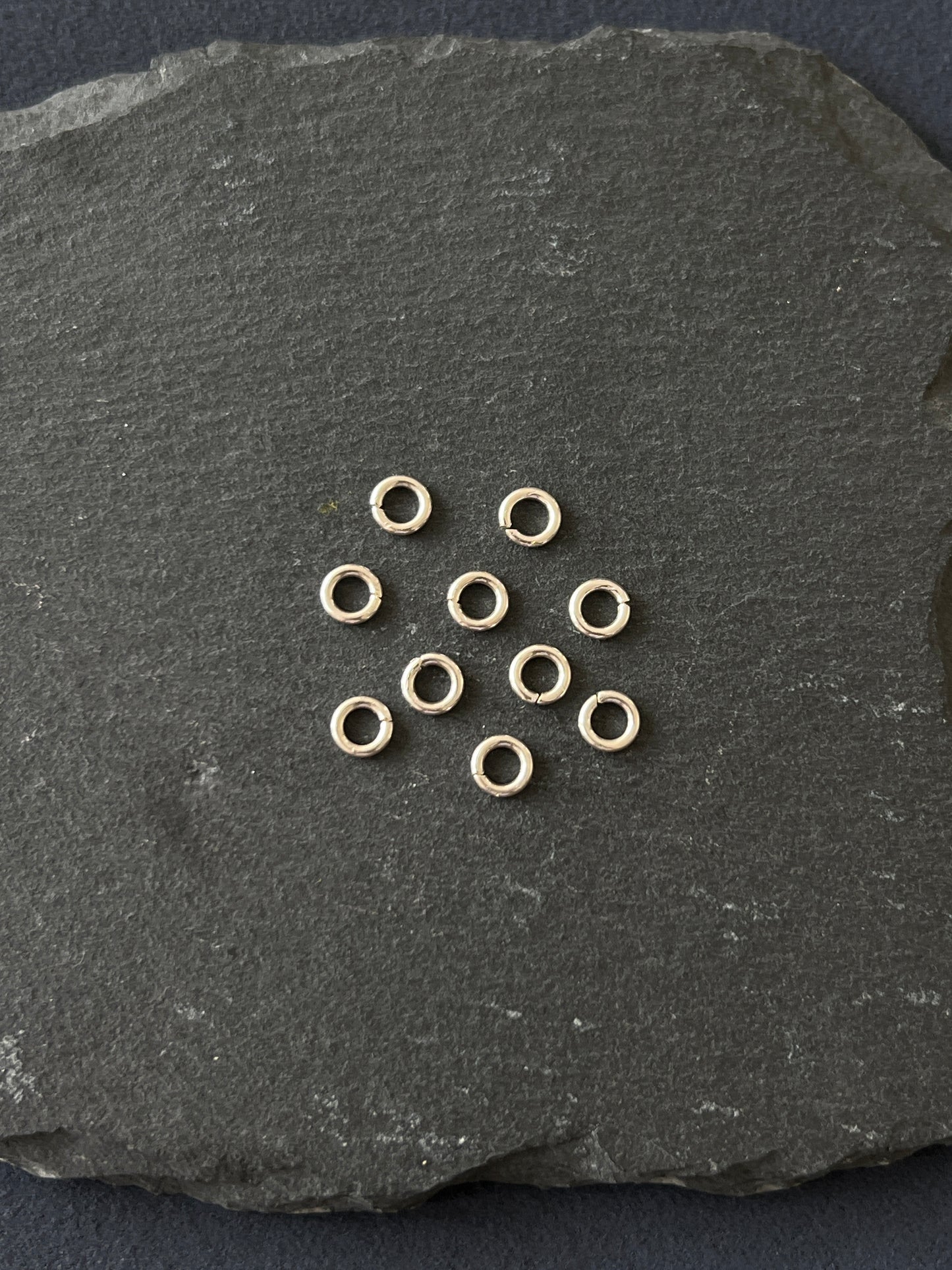 10個 カレンシルバー 丸カン  4.7mm 線1mm