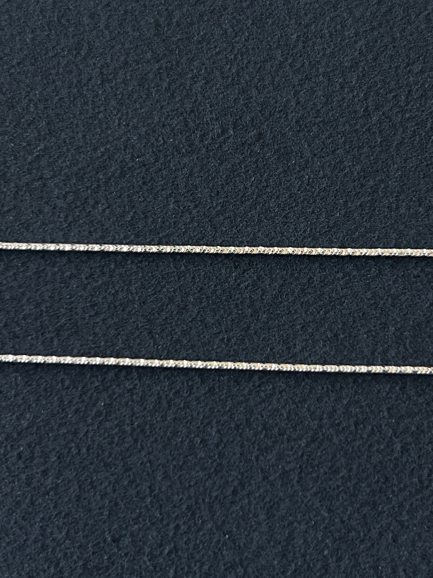 シルバー925 ネックレスチェーン 45cm 50cm 0.9mm