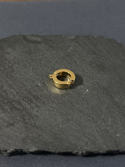 1個 イヤリングパーツ カン付き ステンレススチール ゴールド 13mm カン2.5mm