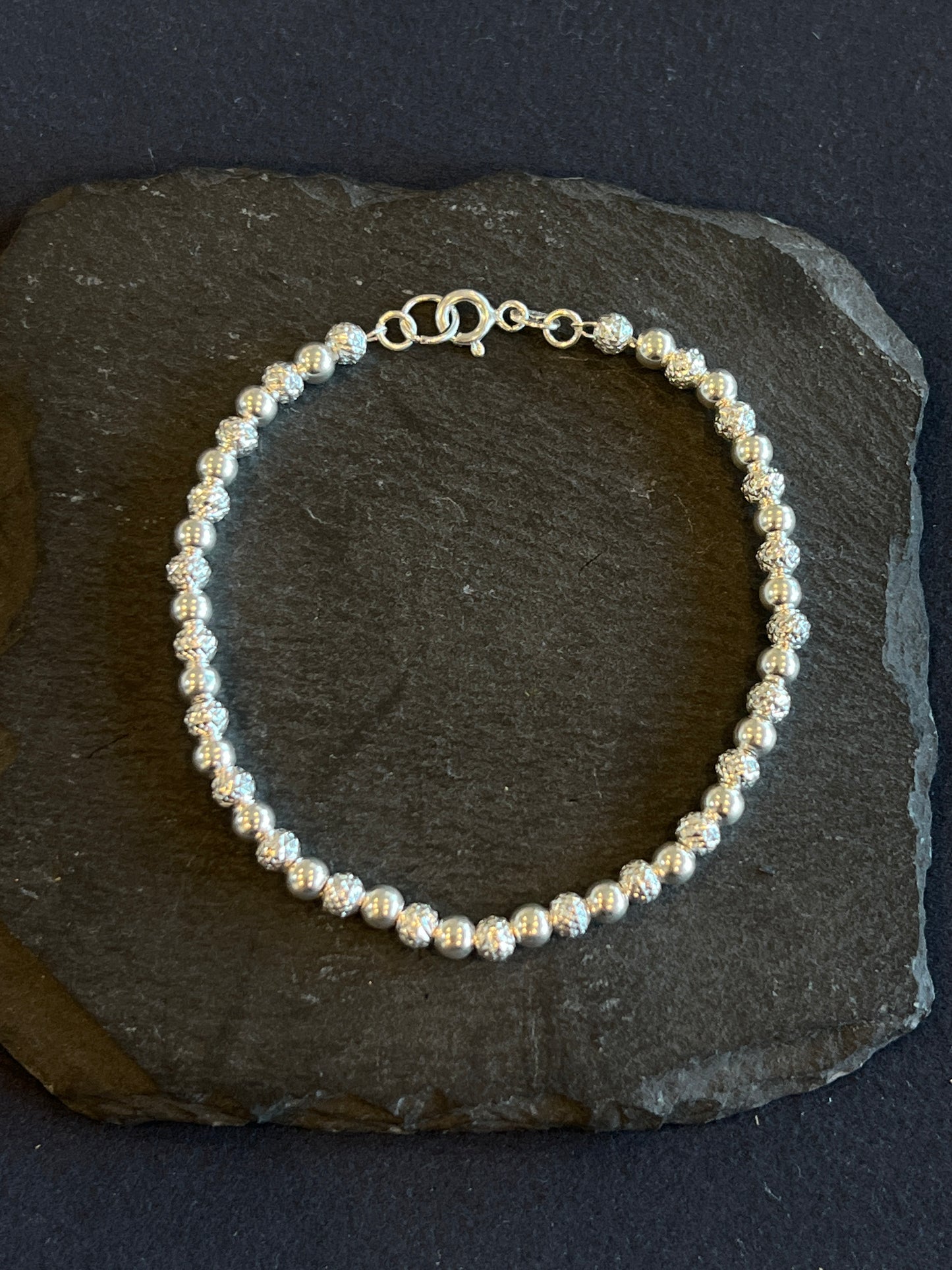 シルバー925 ブレスレット メキシコ 4mm 18.5cm