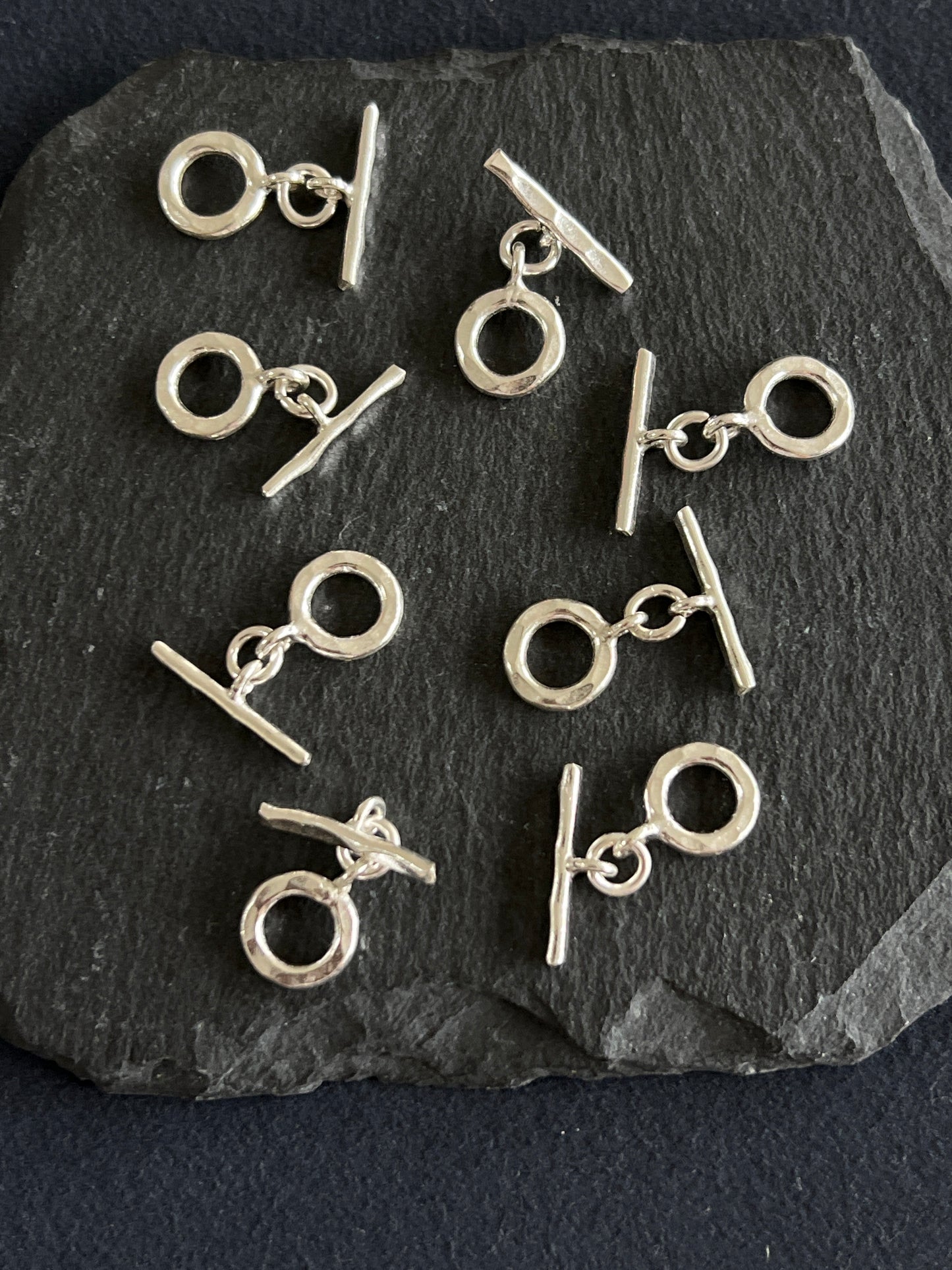 1個 カレンシルバー マンテル 槌目 約20mm 丸10×バー17mm