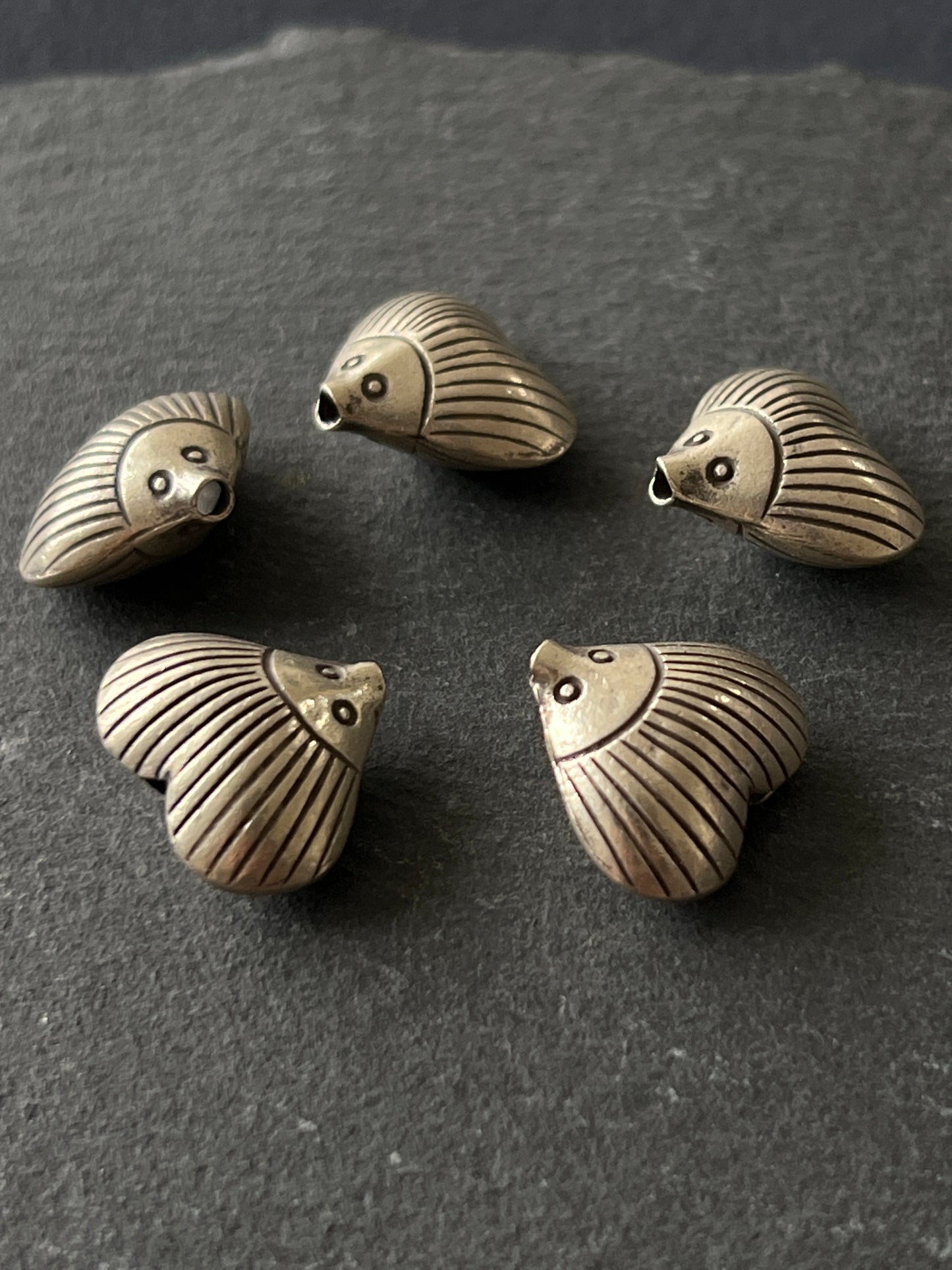 1個 カレンシルバー 貫通パーツ 14×16×8mm