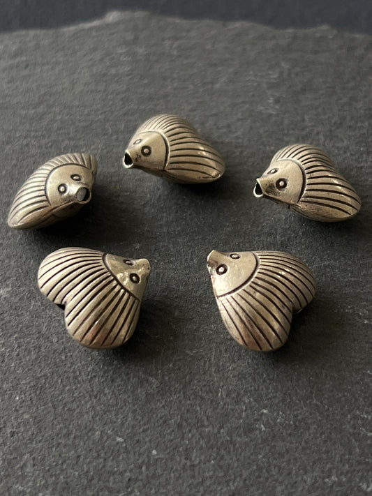1個 カレンシルバー 貫通パーツ 14×16×8mm