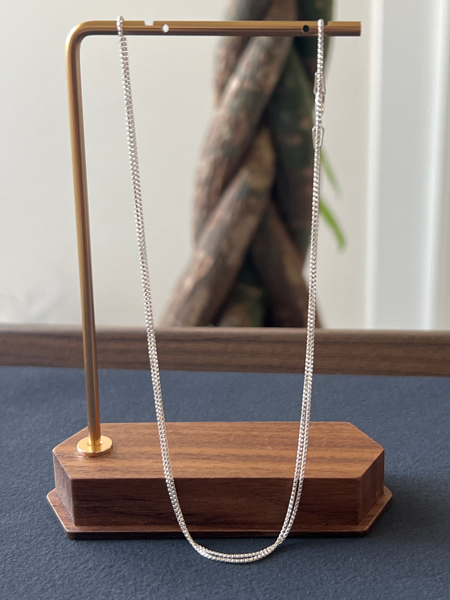 シルバー925 ネックレスチェーン 50cm 0.9mm