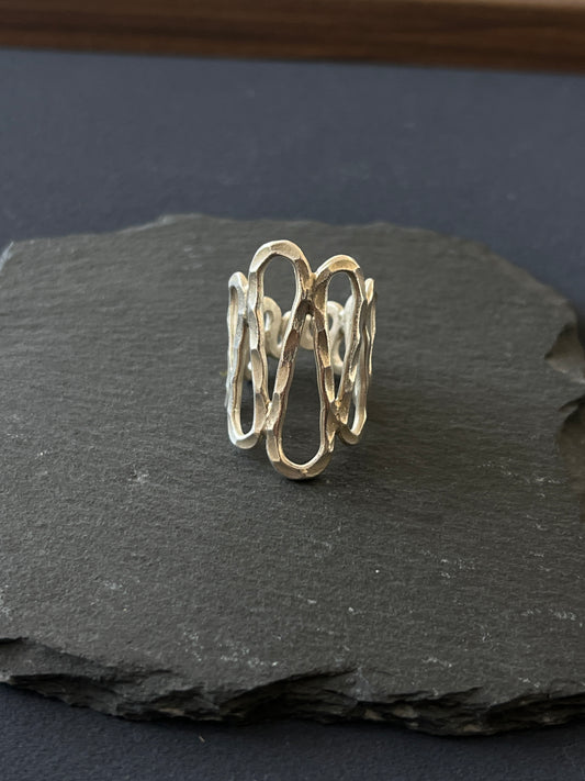 1個 リング カレンシルバー 32×21mm