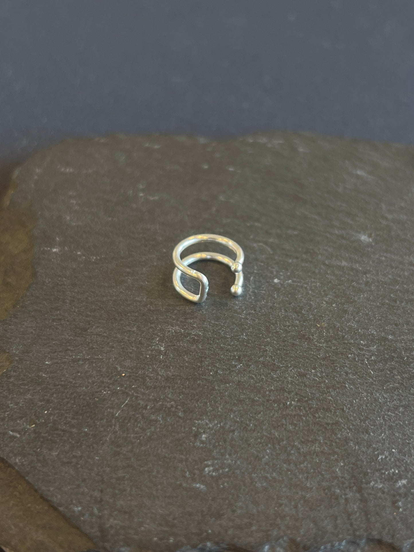 シルバー925 イヤーカフ メキシコ 6×12mm