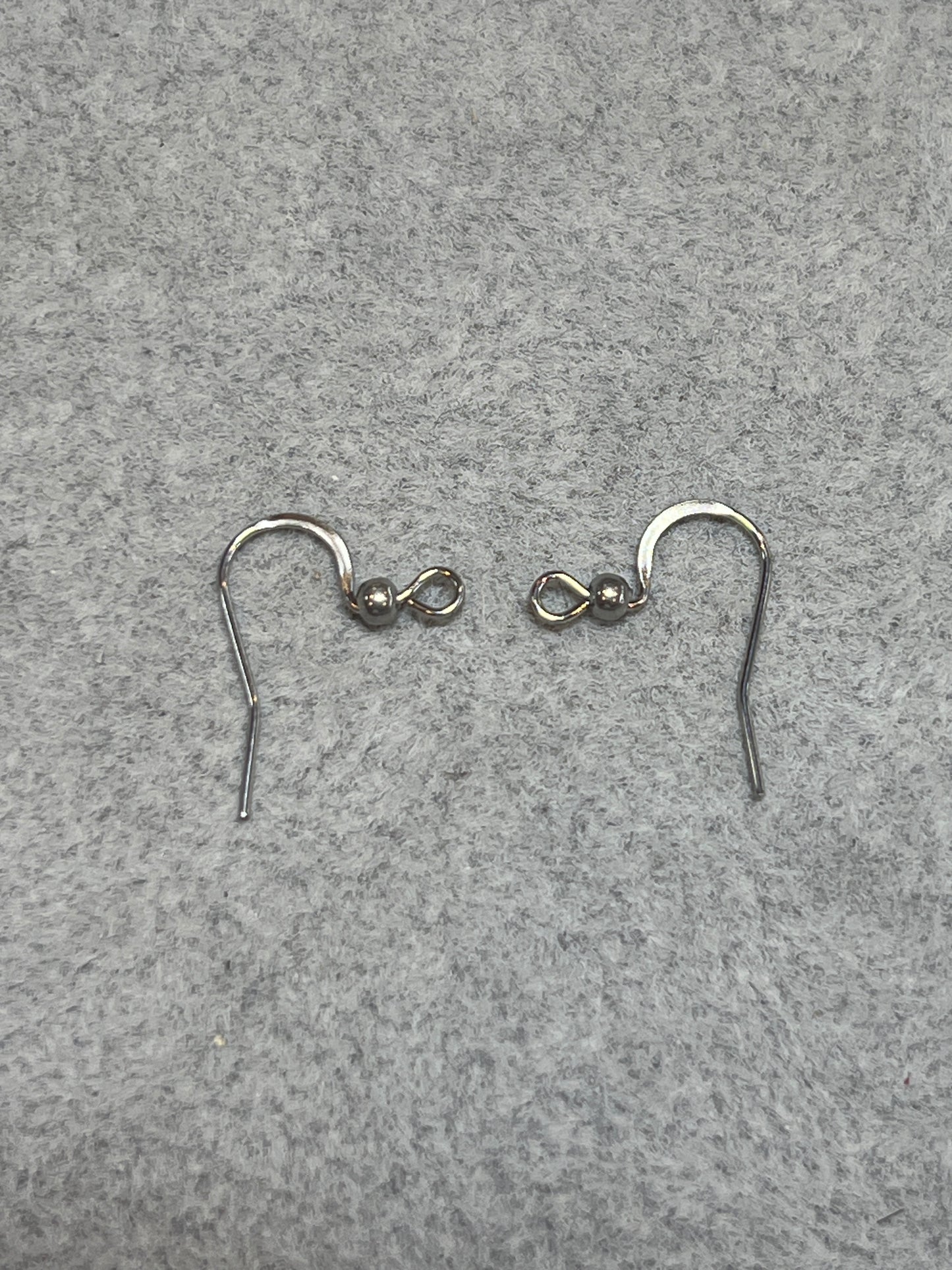 50個 ピアスフック サージカルステンレス 19.5×15.5mm