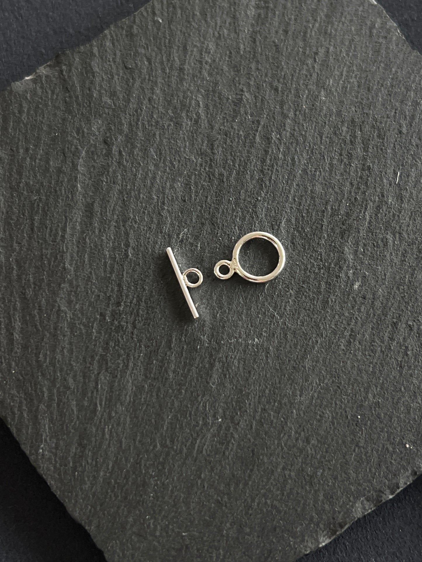 1セット シルバー925 マンテル 丸9mm バー13mm