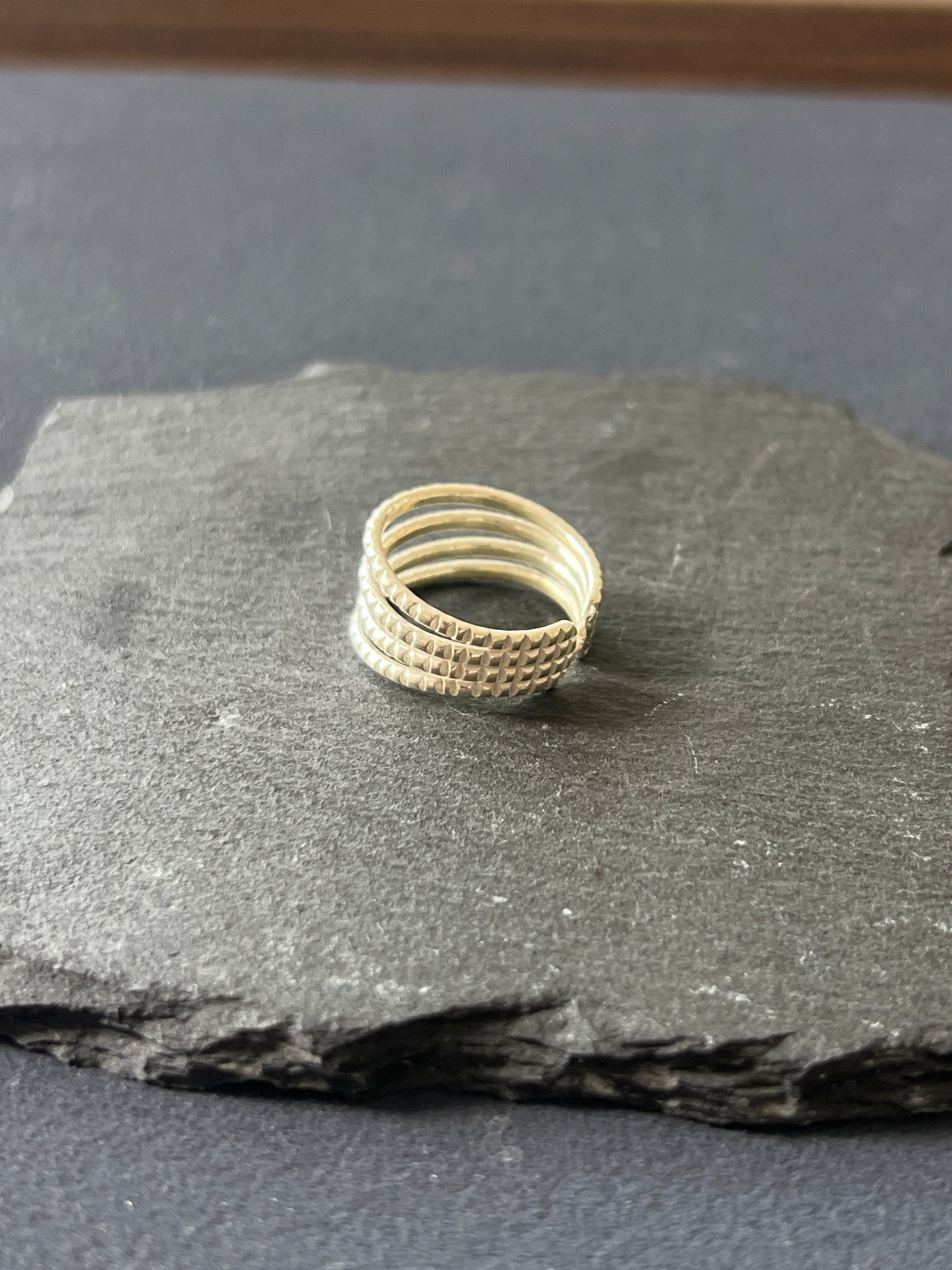 カレンシルバー リング 約10×20mm サイズ調整可