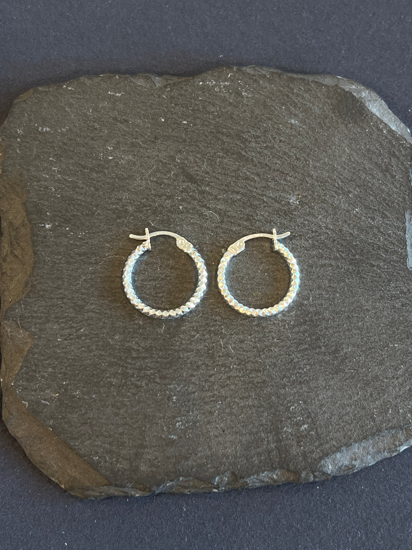 シルバー925 フープピアス メキシコ 18mm Type5